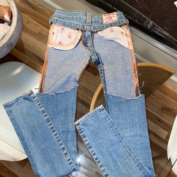 Custom “cheekless” true religion denim chaps - Picture 3 of 4